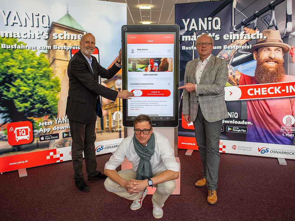 der Start der ÖPNV-App Yaniq